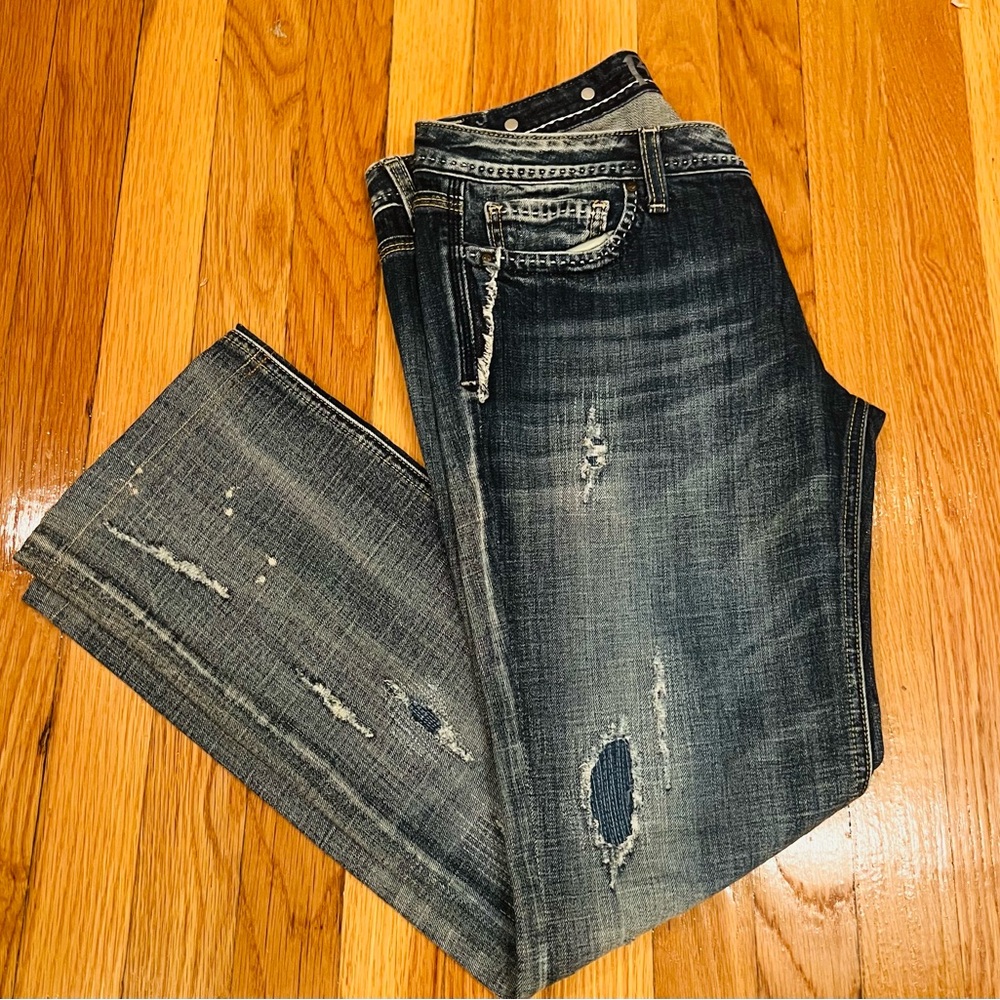Express Rerock Straight Leg Jeans - Picture 3 of 4